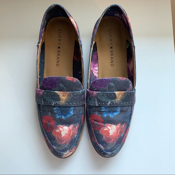 Lucky Brand Moody Blooms Loafers/flats - Picture 2 of 5